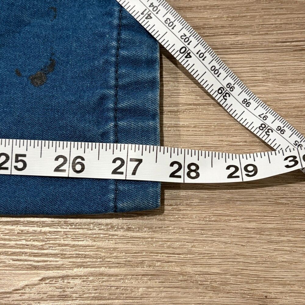 Vintage 90s Liberty Overalls Mens Size 36x27.5 Blue Denim Bib Workwear Overalls - Picture 6 of 7
